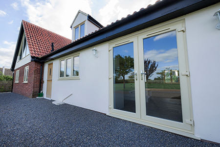 Cream uPVC Doors Colchester
